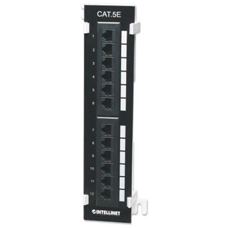 Intellinet Network Solutions Intellinet Cat5E Wall-Mount Patch Panel 162470